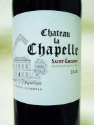 Chateau La Chapelle St Emilion 2020