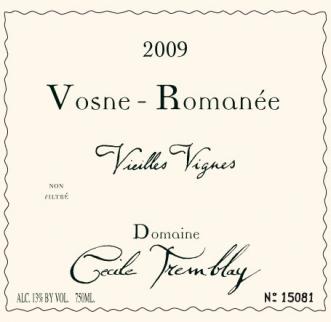 Cecile Tremblay - Vosne-Romanee Vieilles Vignes 2022 (750ml) (750ml)