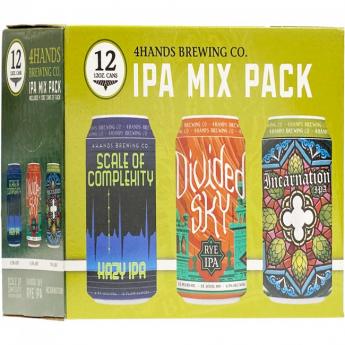 4 Hands Brewing - IPA Mixed 12pk (12 pack cans) (12 pack cans)