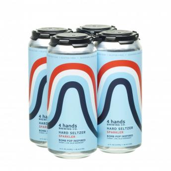 4 Hands - Sparkler Seltzer (4 pack cans) (4 pack cans)