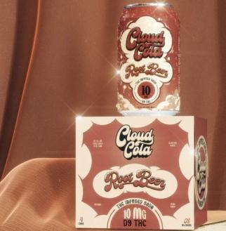 Cloud Cola - Root Beer 10mg THC (4 pack cans) (4 pack cans)