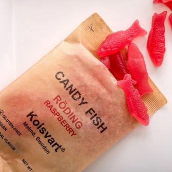 Kolsvart - Raspberry Swedish Fish