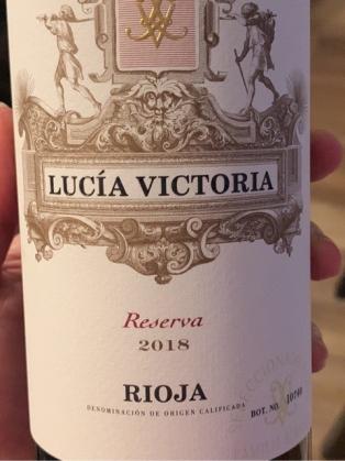 Lucia Victoria - Rioja Riserva 2018 (750ml) (750ml)