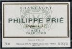 Philippe Prie - Brut Champagne Tradition 0