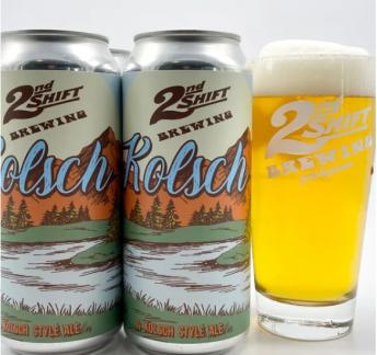 2nd Shift Brewing - Kolsch (4 pack 16oz cans) (4 pack 16oz cans)
