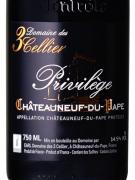3 Cellier - Chateauneuf-du-Pape Privilege 2019 (750)