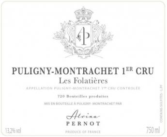 Alvina Pernot Puligny-Montrachet Les Folatieres 1er Cru 2022 (750ml) (750ml)