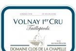 Domaine Clos de la Chapelle Volnay 1er Cru Taillepieds VV 2019