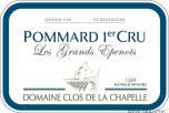 Domaine Clos de la Chapelle - Pommard Grand Epenots 2019