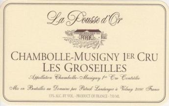 Domaine de la Pousse d'Or - Chambolle-Musigny Les Groseilles 1er Cru 2020 (750ml) (750ml)
