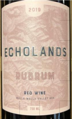 Echolands - Red Blend Rubrum 2019 (750ml) (750ml)