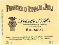 Francesco Rinaldi & Figli - Dolcetto D'alba Roussot 2020 (750ml) (750ml)