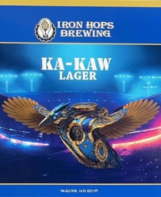 Iron Hops Brewing - Ka-Kaw Lager (4 pack cans) (4 pack cans)