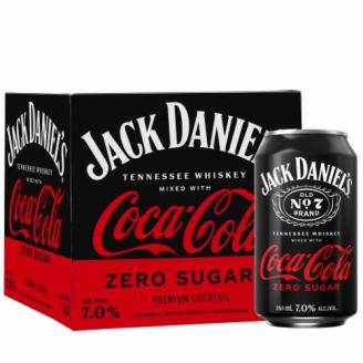 Jack Daniels - Jack and Coke Zero (4 pack cans) (4 pack cans)