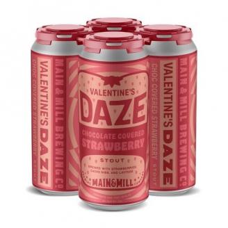 Main and Mill Brewing - Valentine Daze Chocolate Strawberry Beer (4 pack cans) (4 pack cans)