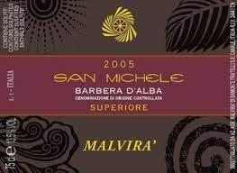 Malvira Barbera San Michele 2005 (750ml) (750ml)