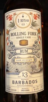 Rolling Fork - Barbados Rum 13yr Cask Strength (750ml) (750ml)