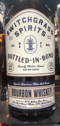Switchgrass Spirits - Bonded Bourbon (750ml) (750ml)